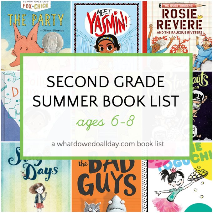 Second grade summer reading list