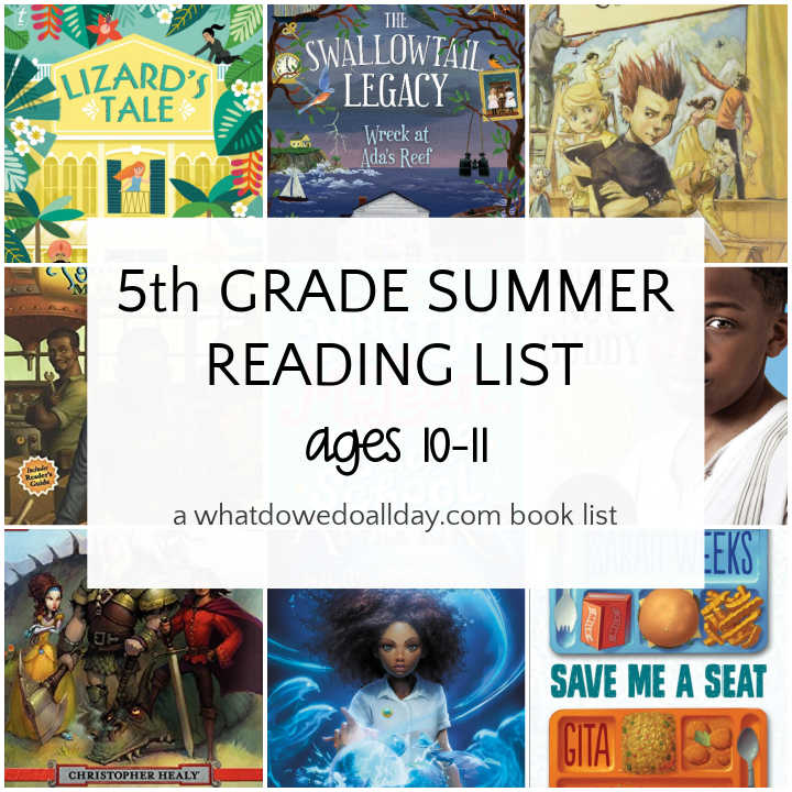 Books for a 5th grade summer reading list