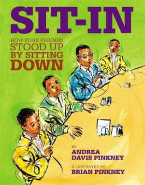 Sit-In: How Four Friends Stood Up by Sitting Down book cover.