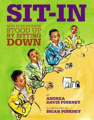 Sit-In: How Four Friends Stood Up by Sitting Down  book cover.