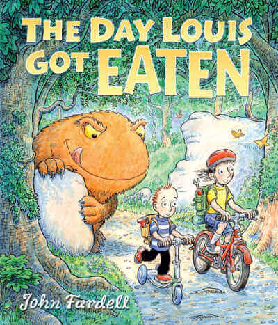 The Day Louis Got Eaten adventure picture book  cover