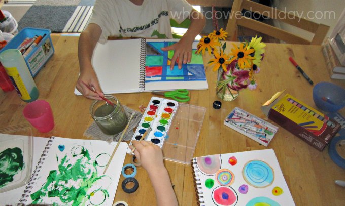 Art journal ideas for kids