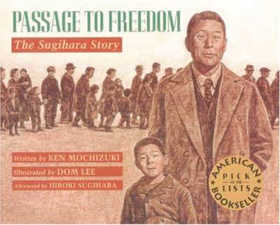 Passage to Freedom book cover showing Japanese Man and boy
