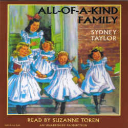 All-of-a-Kind Family by Sydney Taylor audiobook cover.