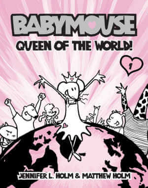 Babymouse Queen of the World, graphic novel book cover