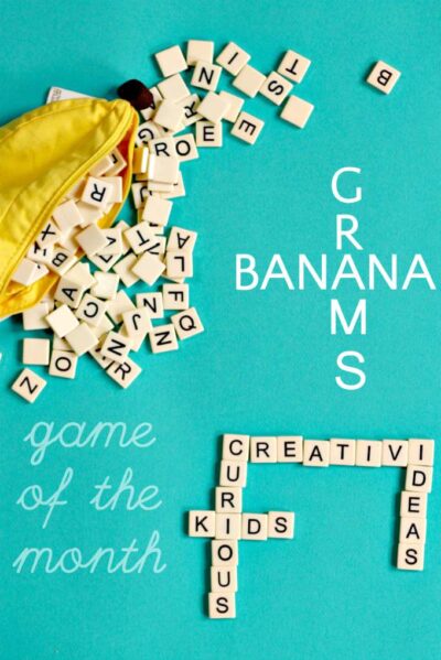 Bananagrams is a great game for literacy and learning.