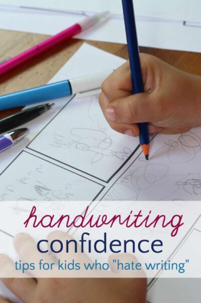 Help for children who hate writing. Save handwriting. 