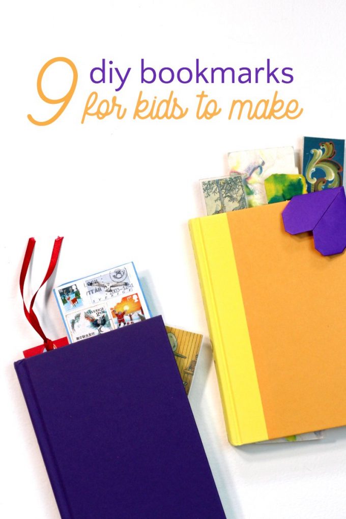 DIY bookmarks for kids to make