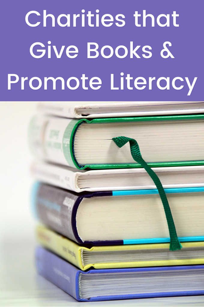 Charities that give books and promote children's literacy