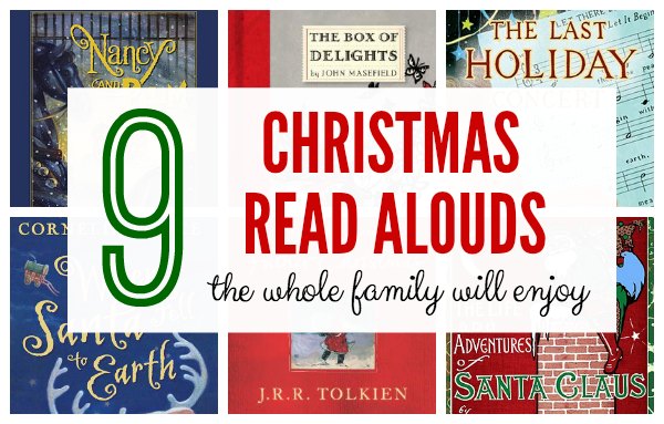 Christmas read aloud chapter books for the whole family to enjoy.