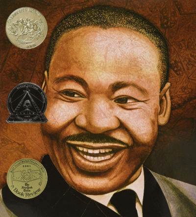 Martin's Big Words book cover showing portrait of MLK