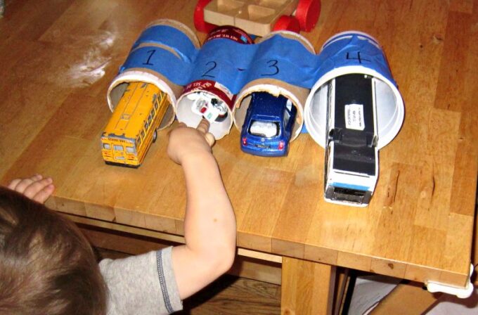 diy toy using upcycled containers