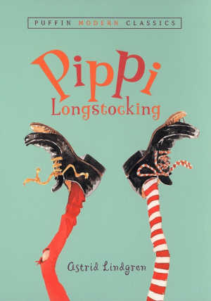 Pippi Longstocking book cover. 