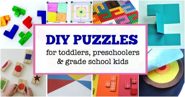 DIY puzzles you can make for kids of all ages.