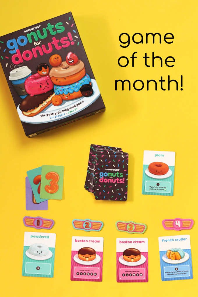 Go nuts for donuts card game for families