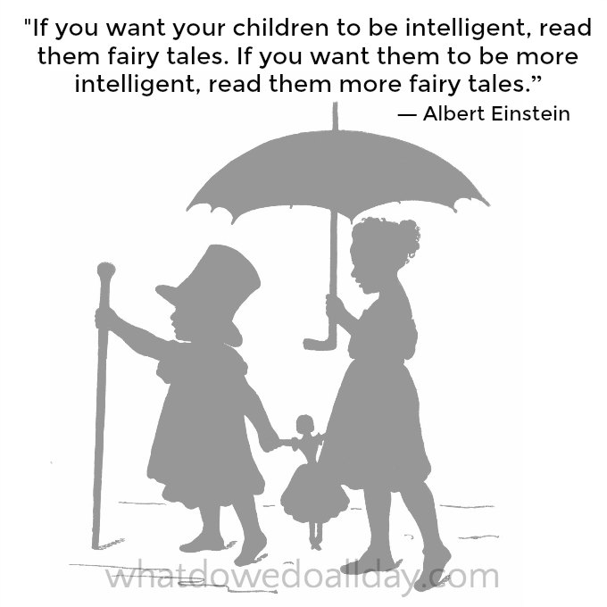 Einstein fairy tale quote