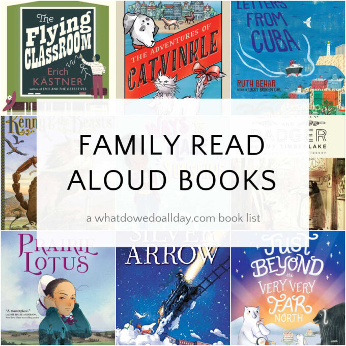 family read aloud books book covers