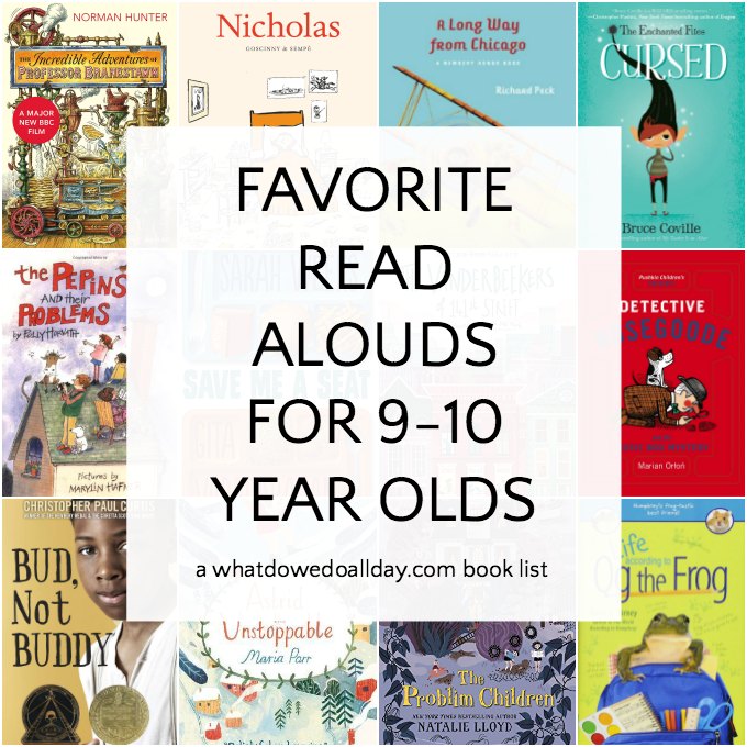 A list of books to read aloud to 9-10 year olds