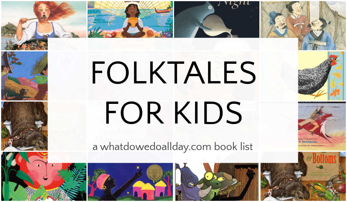 Folktales for kids picture book covers