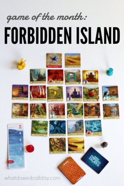 Forbidden Island is a fun family cooperative board game.