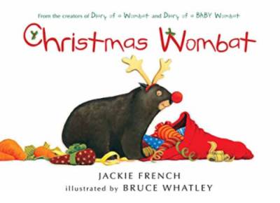 christmas wombat picture book cover