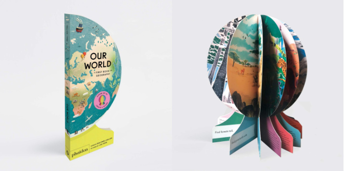 Our world interactive board book that turns into a globe