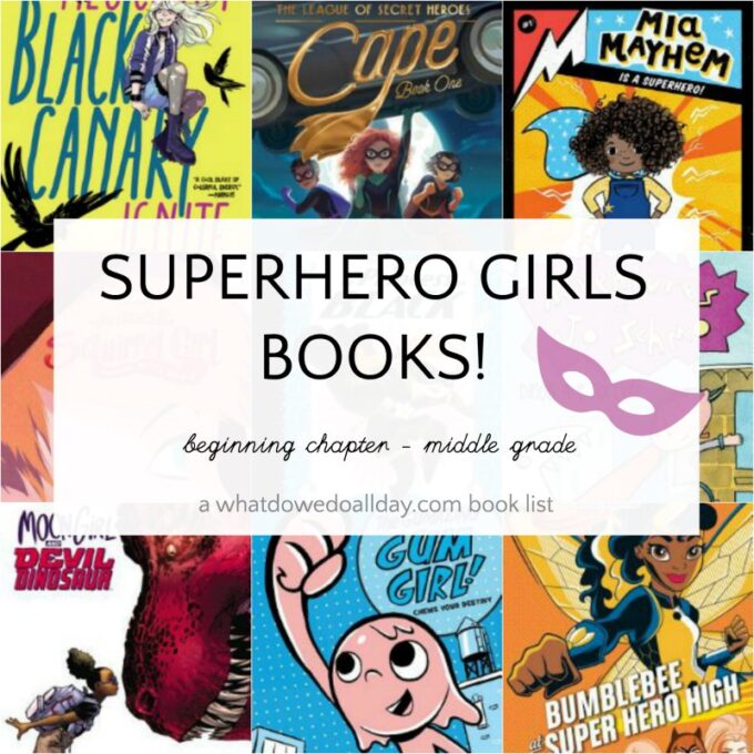 List of superhero girl books for kids