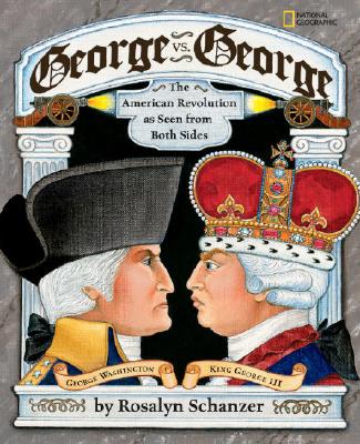 George vs george book cover showing george washington and king george angry at each other