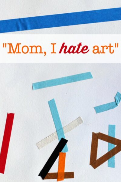 Project for the child who says "I hate art"