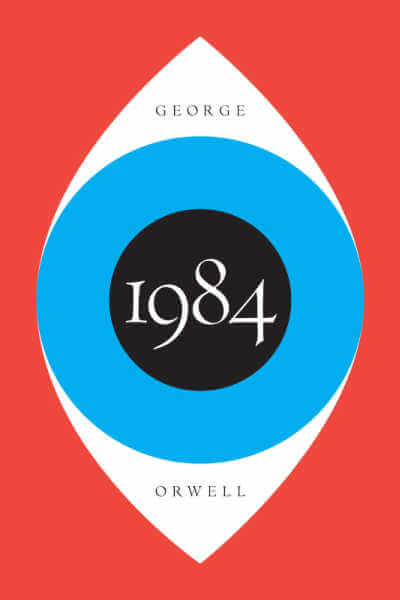 1984 by George Orwell, book cover