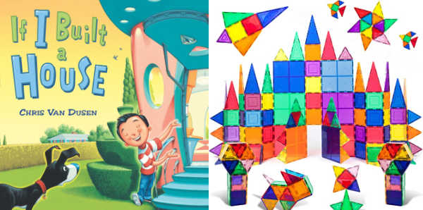 If I Built a House book and Picasso building tiles