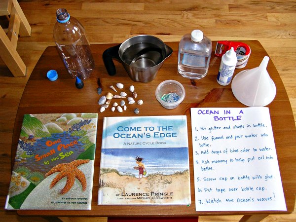How to make an ocean in a bottle