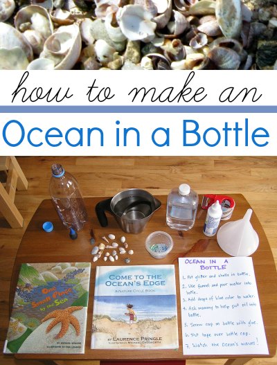 Make an ocean in a bottle. 