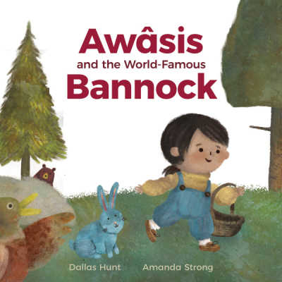 Awasis and the World Famous Bannock book cover.