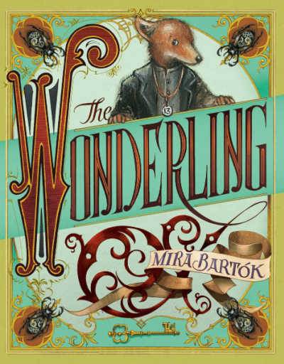 The Wonderling book cover showing fox and swirled design
