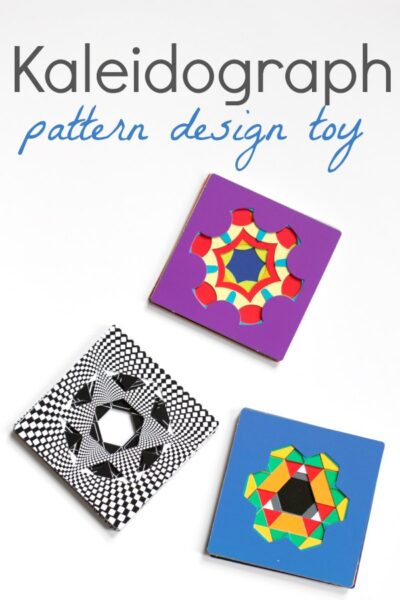 Kaleidograph design toy for math art play.