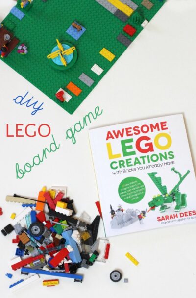 DIY LEGO board game for kids