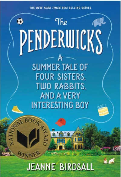 The Penderwicks book cover with house in landscape