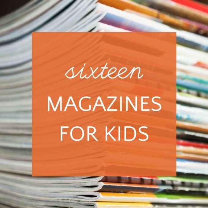 stack of magazines for kids