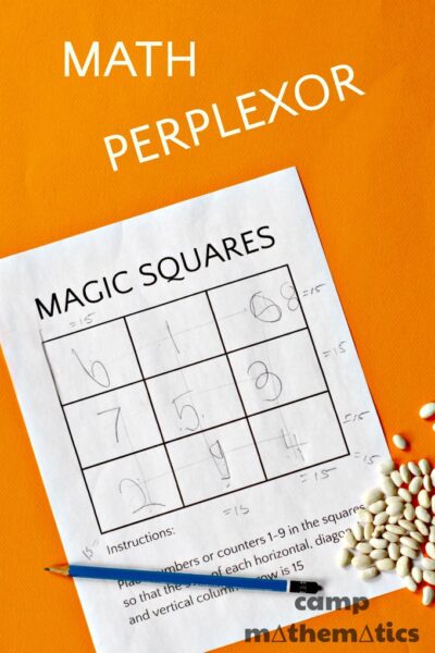 Magic square is a math puzzle game for kids.