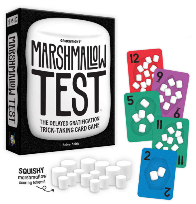 marshmallow test card game product photo