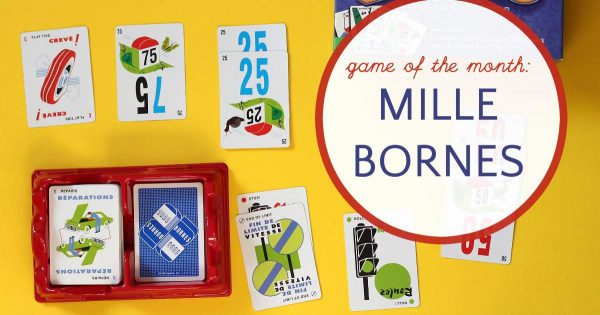 Classic auto racing card game Mille Bornes