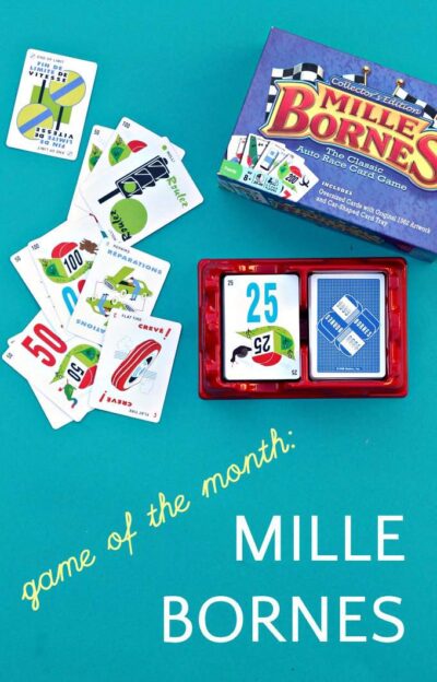 Mille Bornes racing card car game