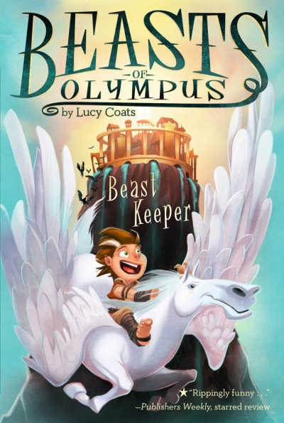Beasts of Olympus book cover with Pan and Pegasus