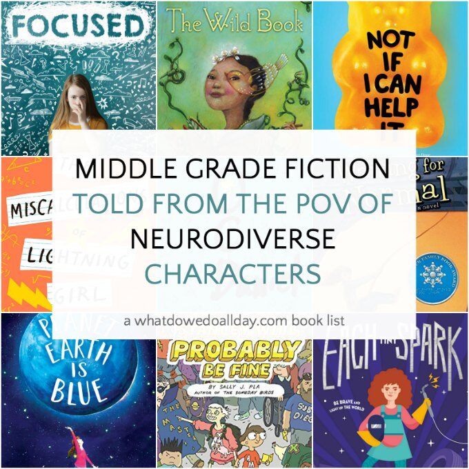 Neurodiversity in Middle tgrade books lis