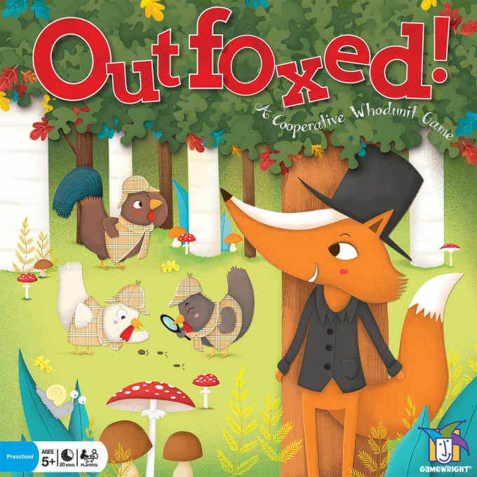 Outfoxed board game box