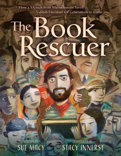 The Book Rescuer by sue macy 
book cover