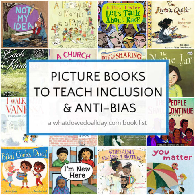 Picture books about inclusion and anti-bias