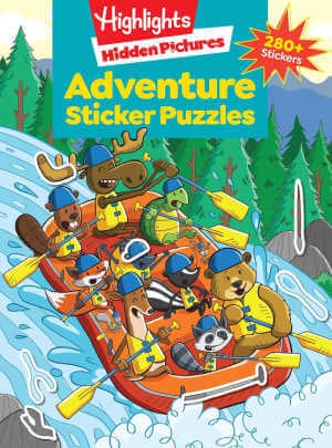 Highlights Hidden Pictures Adventure Sticker Puzzles, book.