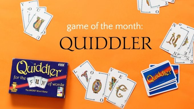 Quiddler is a family literacy game